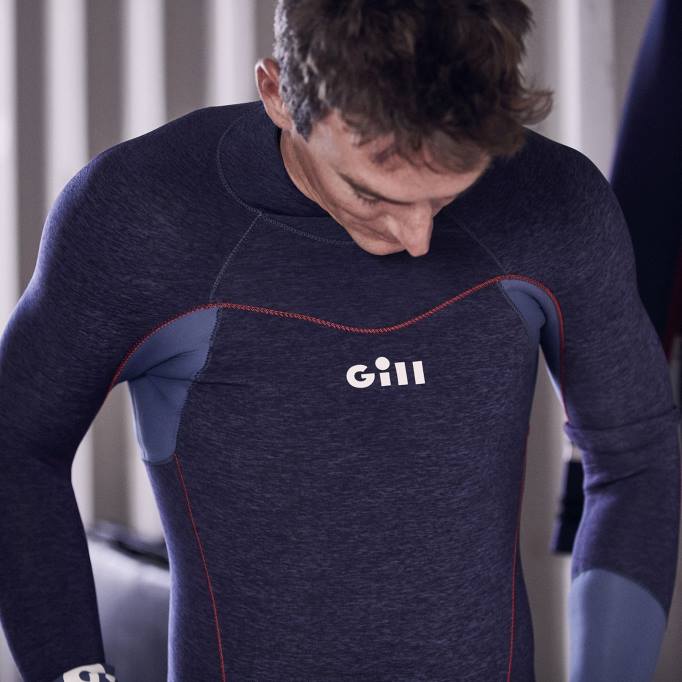 TDHL578 Dark Denim & Orange Race FireCell TopGill Marine