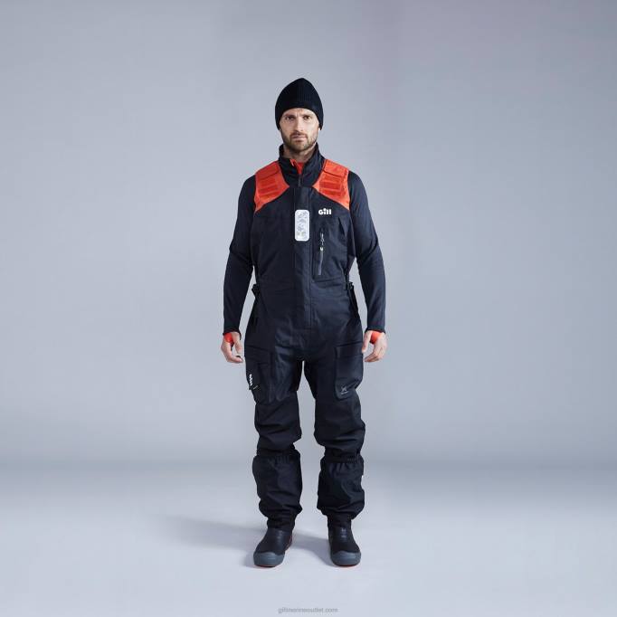 TDHL377 Graphite/Orange OS1 Ocean TrousersGill Marine