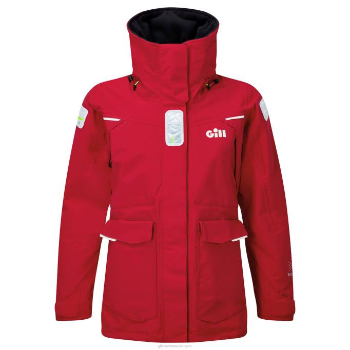 TDHL347 Red Women's OS2 Offshore JacketGill Marine