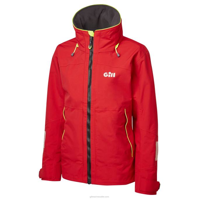 TDHL441 Red Women's OS3 Coastal JacketGill Marine
