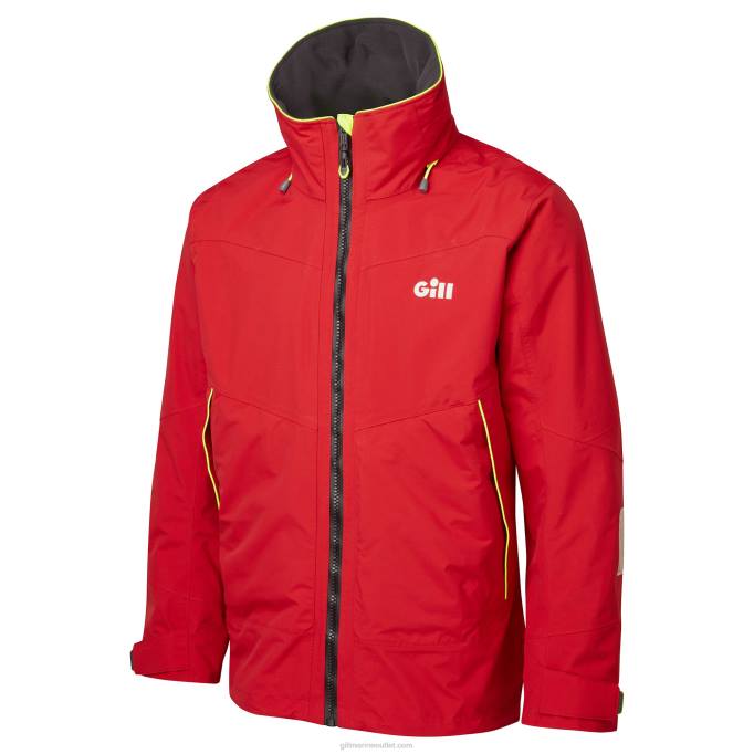 TDHL464 Red Men's OS3 Coastal JacketGill Marine
