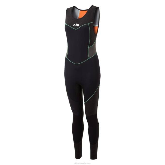 TDHL286 Black Women's ZenTherm Skiff SuitGill Marine